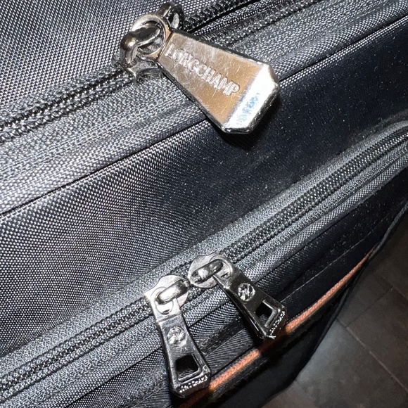 Longchamp - Boxford Carry On Luggage Size 55cm/Medium in Black/Brown - 80% OFF - Picture 14 of 16